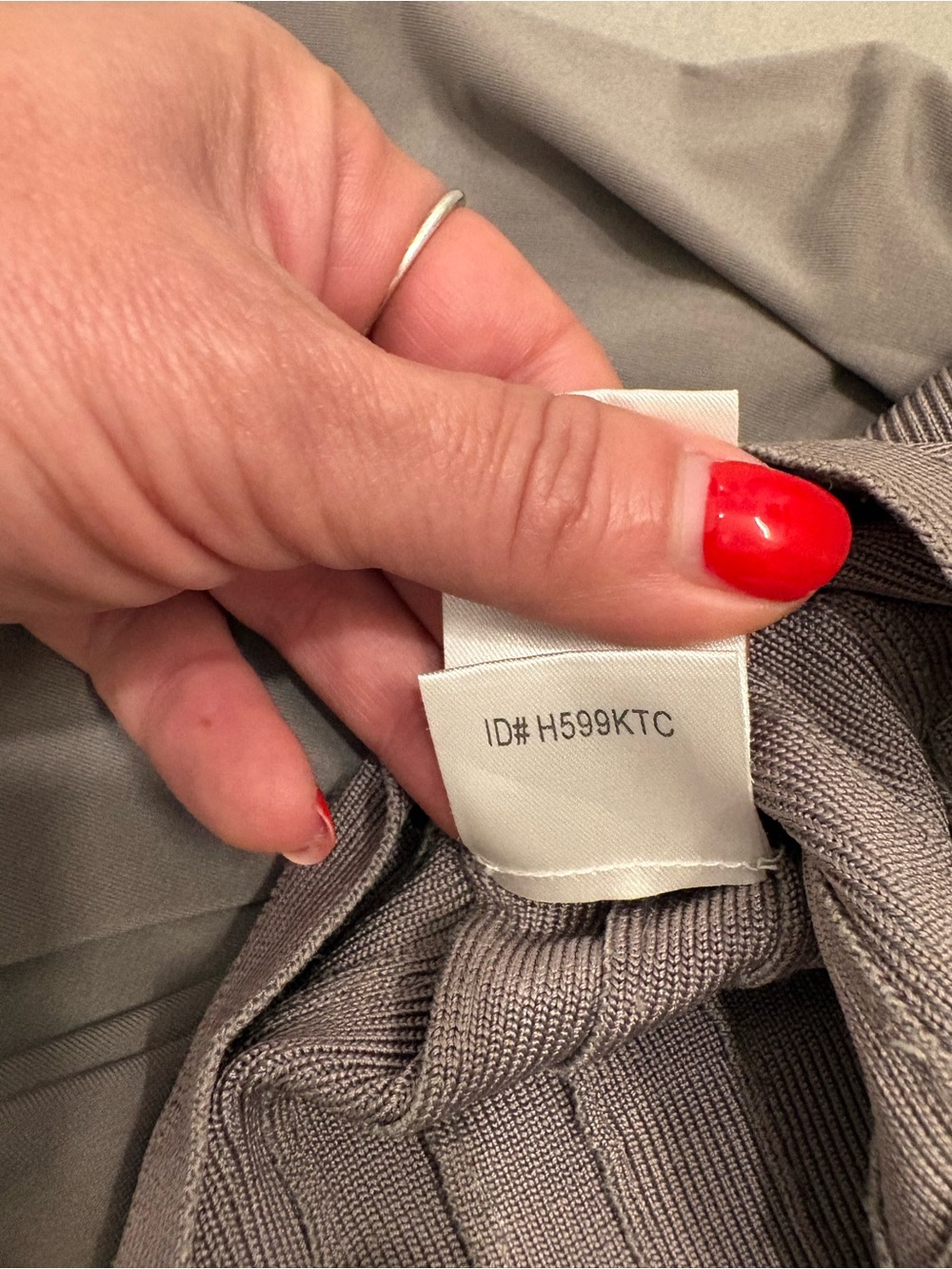 SOLD!! Vintage Herve Leger Taupe Bandage & Layered Cocktail Dress - Picture 10 of 15